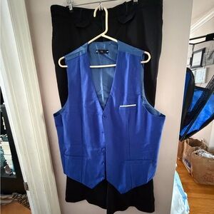 MEN’S 70s HALLOWEEN COSTUME VEST AND BELL BOTTOM PANTS - XL